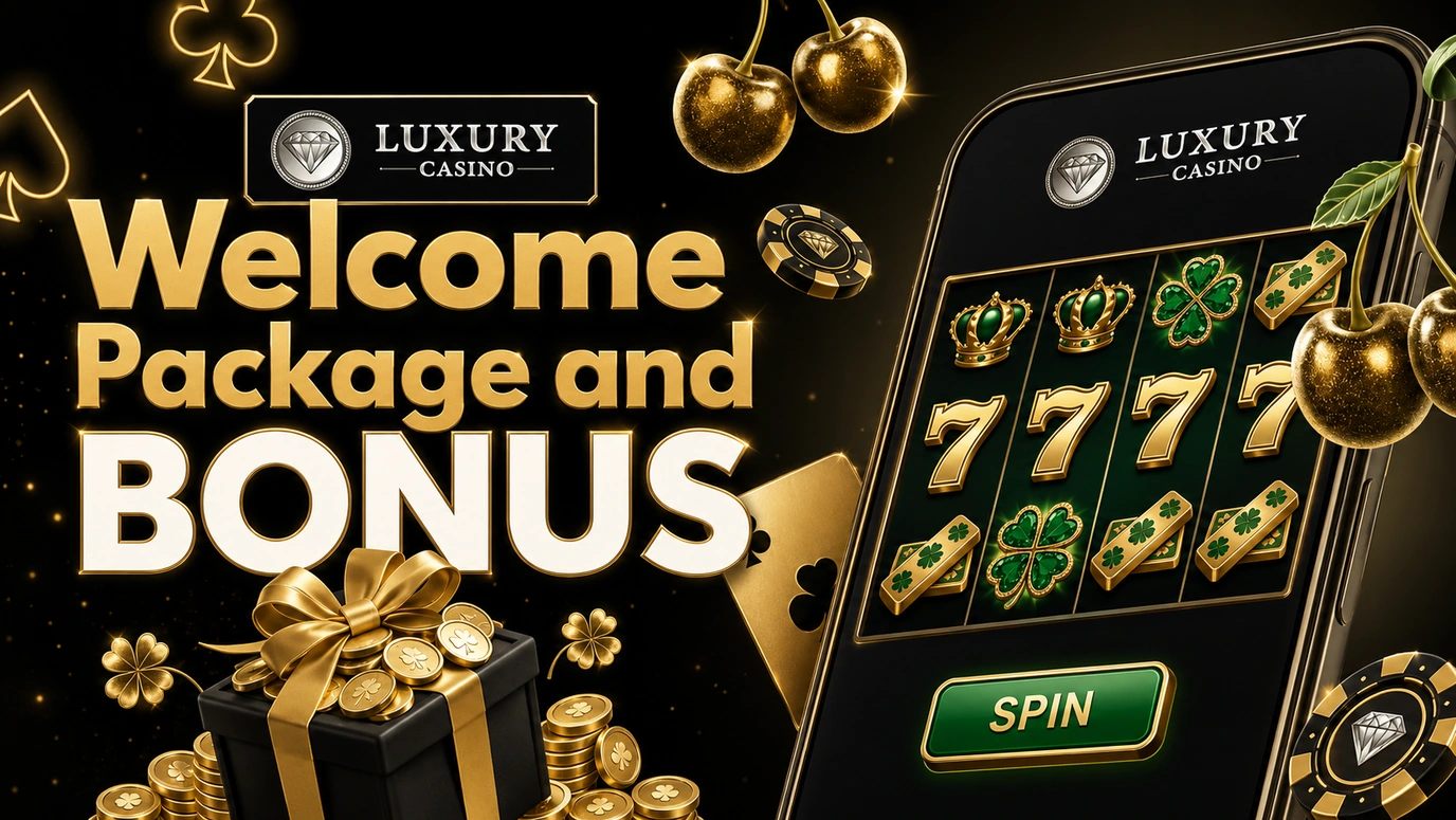 Luxury Casino welcome package and bonus